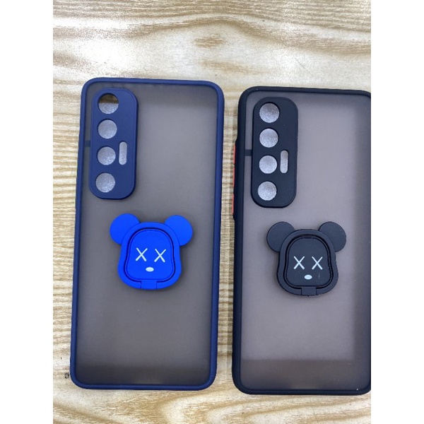 Ốp Xiaomi Mi 10S dẻo viền màu lưng nhám kèm iring có bảo vệ camera