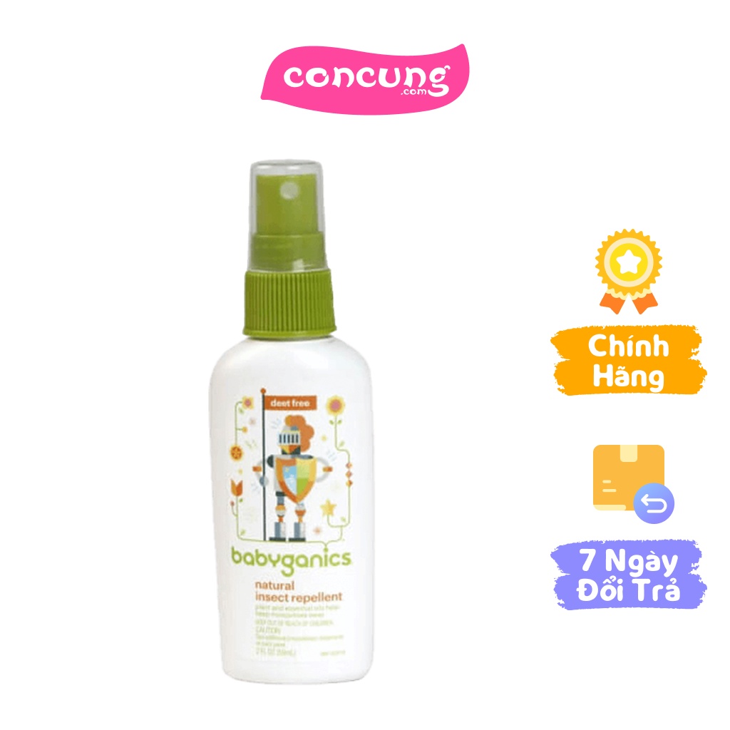 Tinh dầu chống muỗi Baby Ganics 59ml