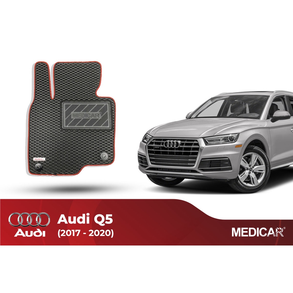 Thảm lót sàn ô tô Medicar xe Audi Q5  - chống nước, không mùi, ngăn bụi bẩn