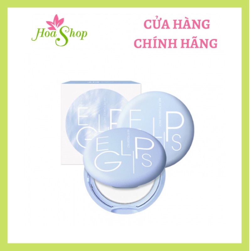Phấn Phủ Siêu Mịn Che Phủ Lỗ Chân Lông Hiệu Quả Eglips Air Fit Powder Pact 8g