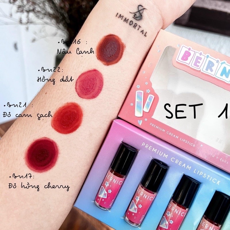 SON KEM LÌ BERNICE MINI HÀNG CHÍNH HÃNG 100%