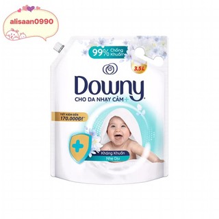 NƯỚC XẢ VẢI DOWNY DỊU NHẸ MỀM MẠI TINH KHIẾT TÚI 3,5L