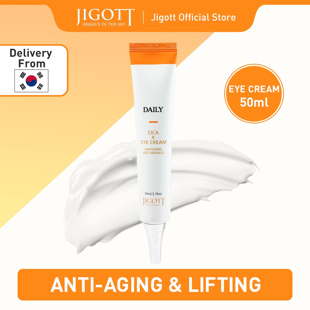 Kem Dưỡng Da Mắt JIGOTT Real Cica Nâng Cơ Chống Lão Hóa 50ml
