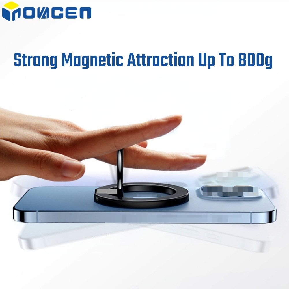 Giá Đỡ Điện Thoại Bằng Nhôm Có Nam Châm Và Tay Cầm Không Cần Khoan