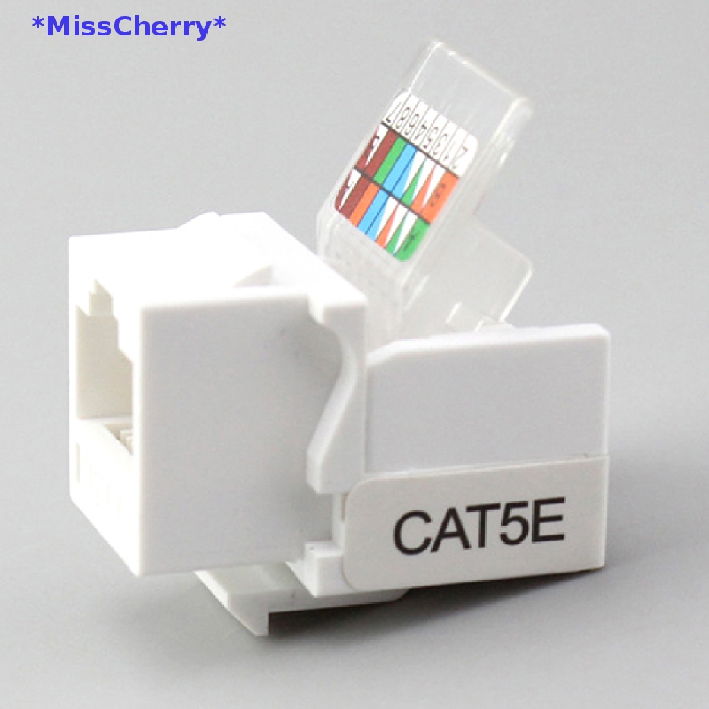 Set 10 Mô Đun Nối Dây Cáp Mạng Lan RJ45 CAT5e Chuyên Dụng Mới