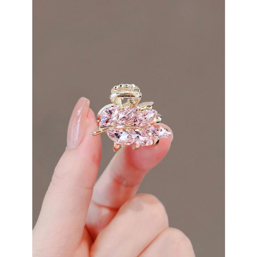 Kẹp Tóc Đính Đá Hình Hoa Anh Đào Dễ Thương