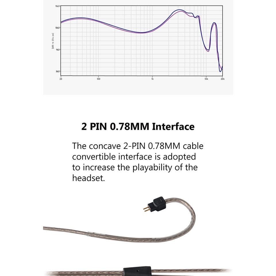Tai Nghe Nhét Tai TINHiFi C2 IEM 10mm LCP HiFi 0.78mm 2Pin CNC Chất Lượng Cao