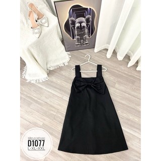 Đầm 2S nơ kaki D1077