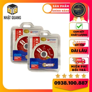 Lưỡi cắt gạch, lưỡi cắt bê tông kitsibo đa năng, lưỡi cắt gạch đường kính 100mm chính hãng siêu bền