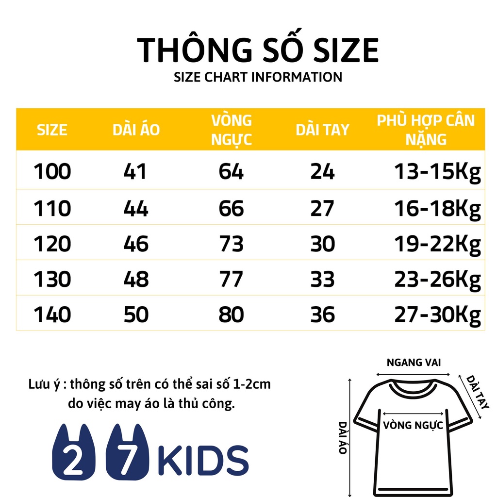 Áo thun nỉ bé trai dài tay 27Kids Forest Kingdom áo nỉ da cá nam cho trẻ từ 2-10 tuổi BLSS9