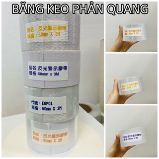 Băng keo phản quang cảnh báo an toàn 3m high intensity grade hip 3930 50mmx3m