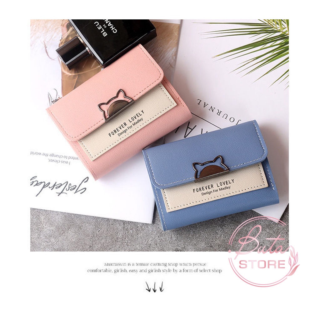 Ví Cầm Tay Mini Tai Mèo Dễ Thương Phong Cách Hàn Quốc Buta VI03