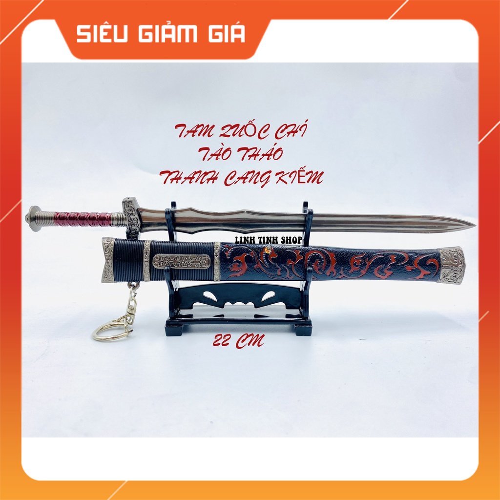 Móc khóa trưng bày Tào Tháo Thanh Cang Kiếm Tam Quốc Chí