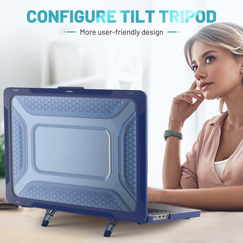 Ốp Máy Tính Bảng Cứng Hai Lớp Chống Sốc Cho MacBook Air 13.6 inch 2022 M2 / MacBook Pro 14 inch 2021 / MacBook Air 13 inch 2018 2020 / MacBook Pro 13 inch 2018 2020 2022