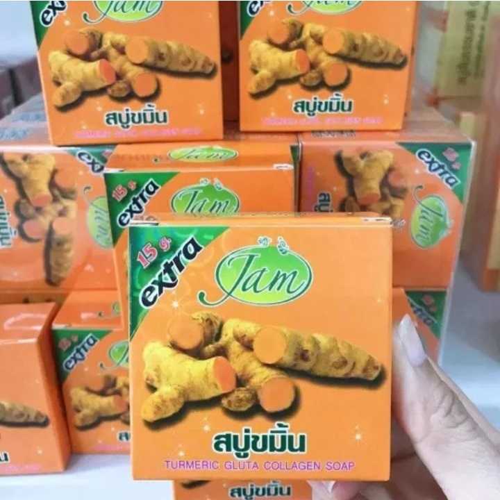 Xà Bông Cục JAM Nghệ - Cám Gạo Thái Lan