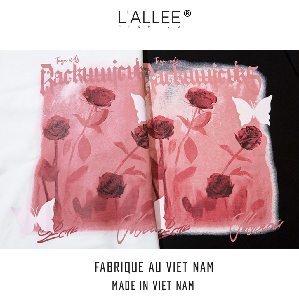 Áo nỉ Nam họa tiết in hình hoa Pack by Lallee.design áo dài tay nam Trẻ Trung chất nỉ lót bông dày dặn bo tay AN213