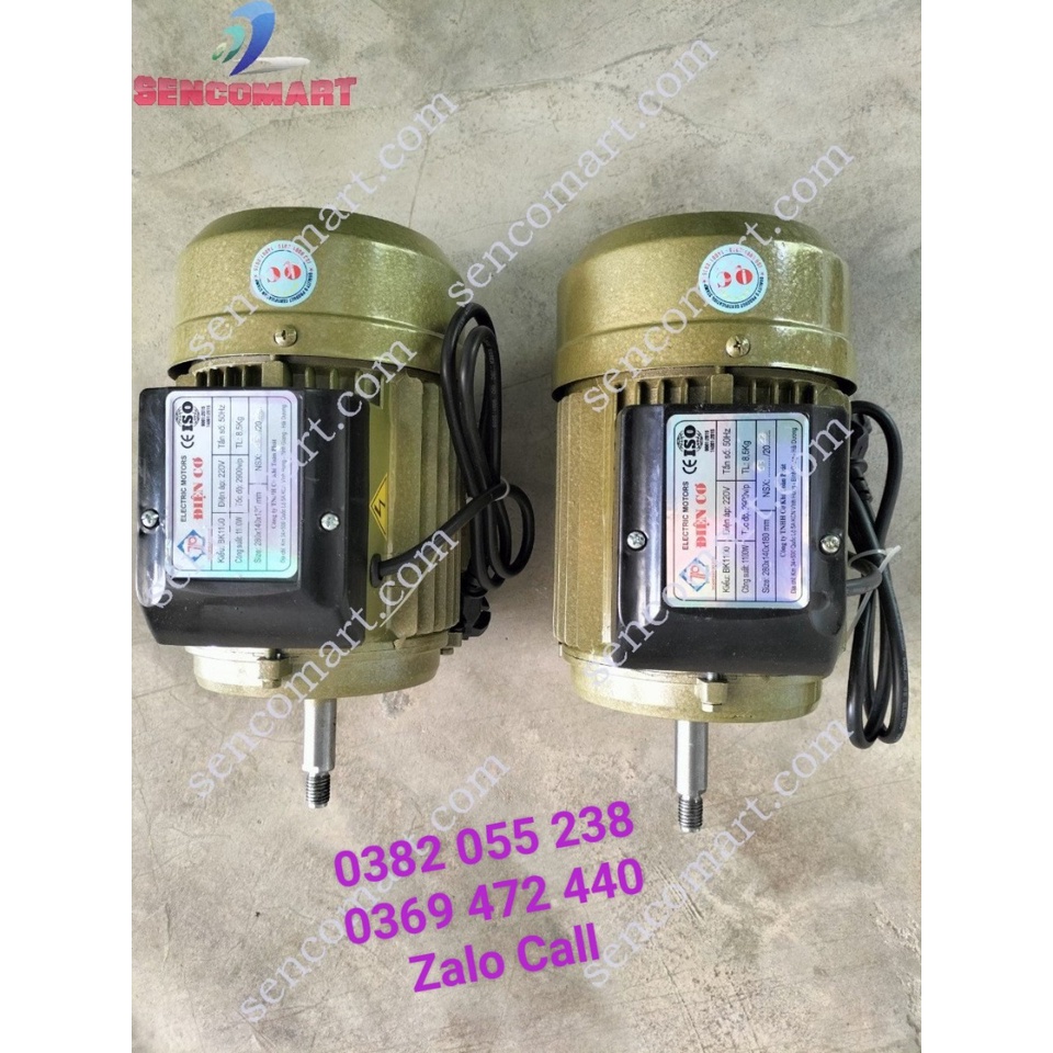 Mô tơ 1,1kw điện 220v vòng tua 2900v/p dây đồng 100%