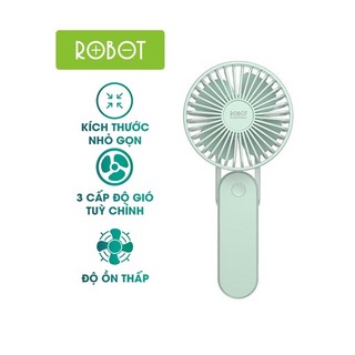Quạt mini cầm tay robot rt-bf11 pin 2000mah - 3 tốc độ gió - kích thước nhỏ gọn thuận tiện mang theo