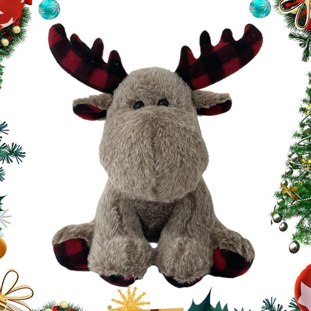 Tuần Lộc Nhồi Bông Bằng Cotton Mềm Mại Trang Trí Nhà Cửa