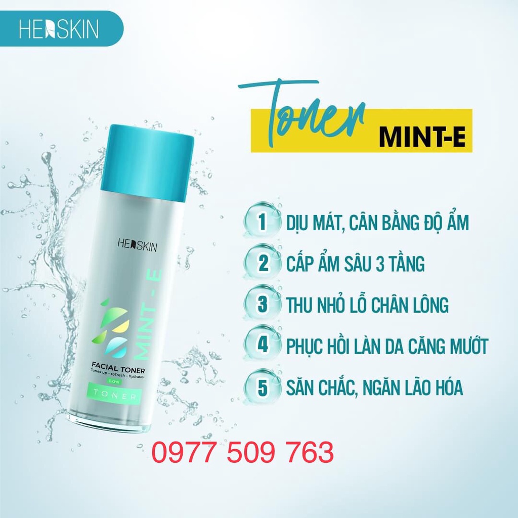 Toner Herskin dưỡng ẩm se khít chân lông cung cấp Vitamint E 150ml