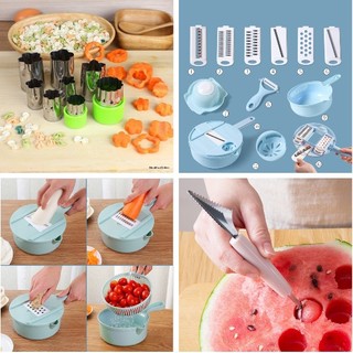 [5❤️][FREESHIP] BỘ KHUÔN 8 MÓN, 12 MÓN - CÂY CẮT, TỈA RAU CỦ, TRÁI CÂY - 2 ĐẦU TRÒN [HCM]