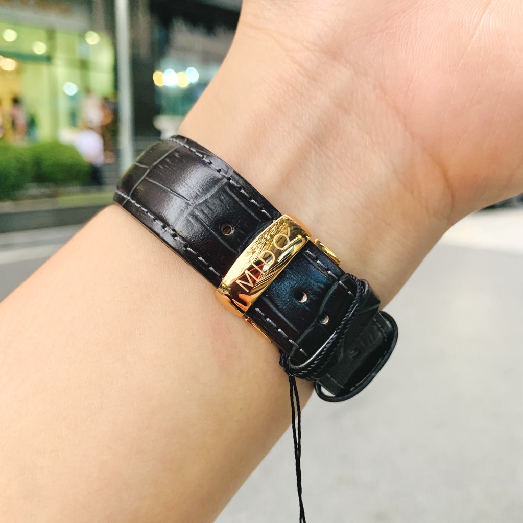 Đồng hồ nam chính hãng Mido Commander- M016.430.36.061.80- Máy cơ tự động - Kính Sapphire