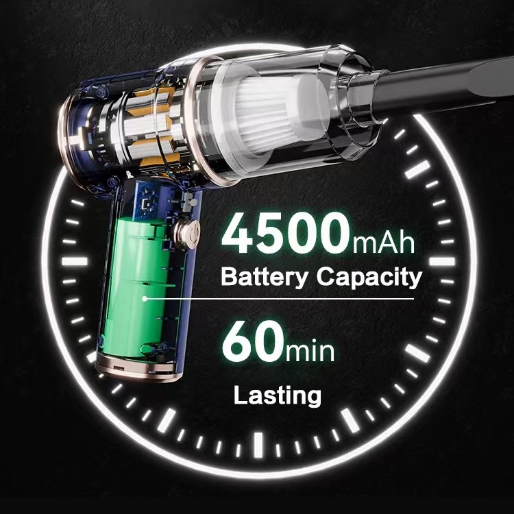 Máy Hút Bụi 4 Trong 1 Không Dây 15000PA 50000RPM