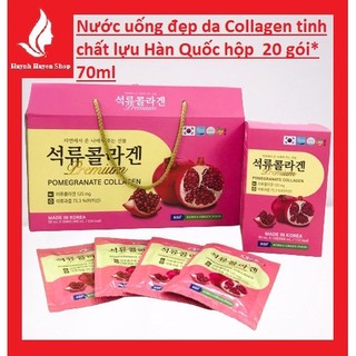 Nước uống Lựu Collagen đẹp da chống lão hóa hộp 20 gói*70ml