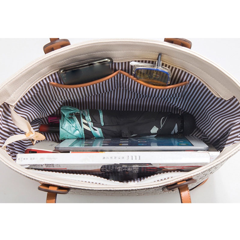 Ielgy Túi Đeo Chéo Vai Sức Chứa Lớn Phong Cách retro Mỹ Cho Nữ