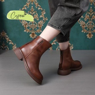 Giày Boot Bốt Martin Thời Trang Da Cao Cấp Hàn Quốc