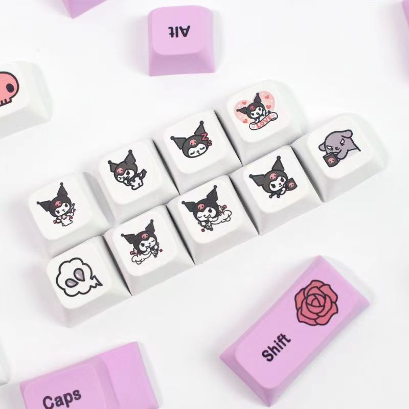 Sanrio Bộ 130 Nút Bấm pbt xda 61 64 68 87 104 Phím Cơ Chất Lượng Cao