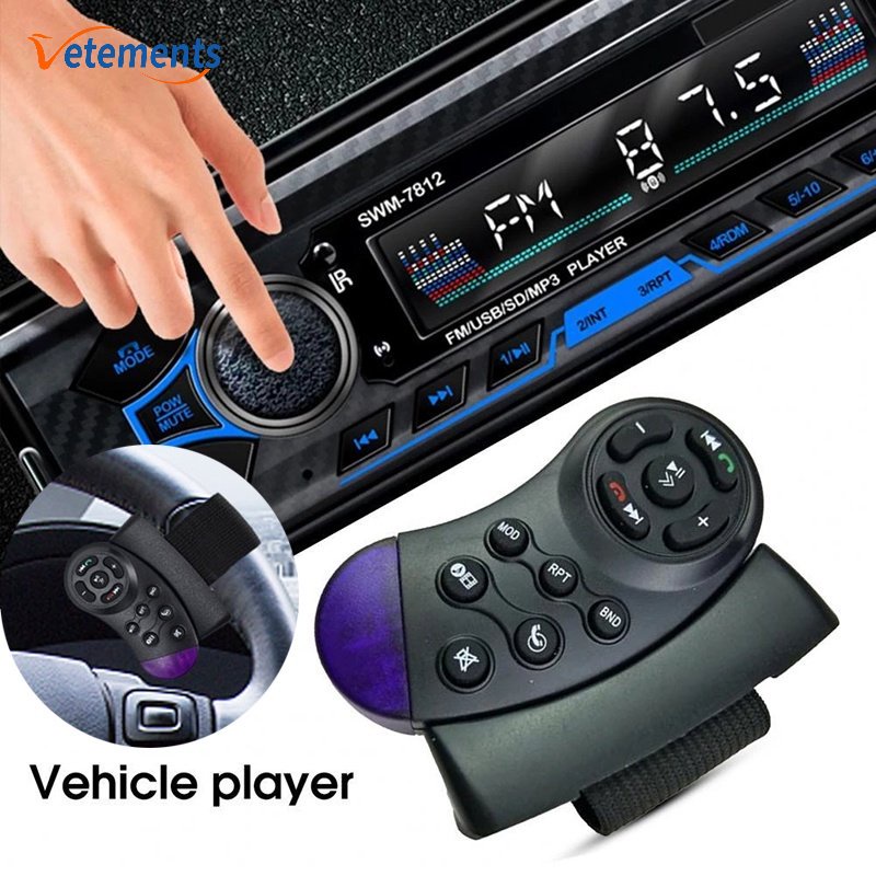 1 Chìa Khóa Điều Khiển Máy Nghe Nhạc 11 Phím Đa Năng Cho Xe Ô Tô