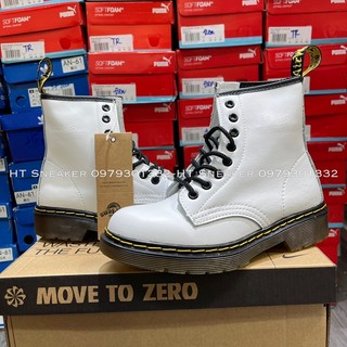[HT SNEAKER][ Có sẵn] Giày Sneaker DR Marten Trắng Cao Cổ