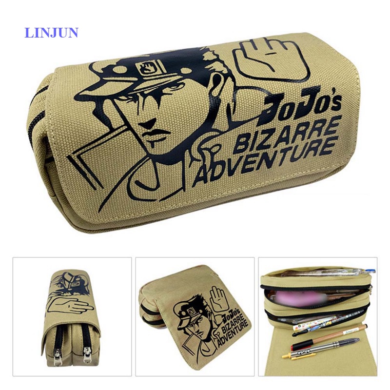 Túi Đựng Bút In Hình Anime Jojo 'S Bizarre Adventure Độc Đáo