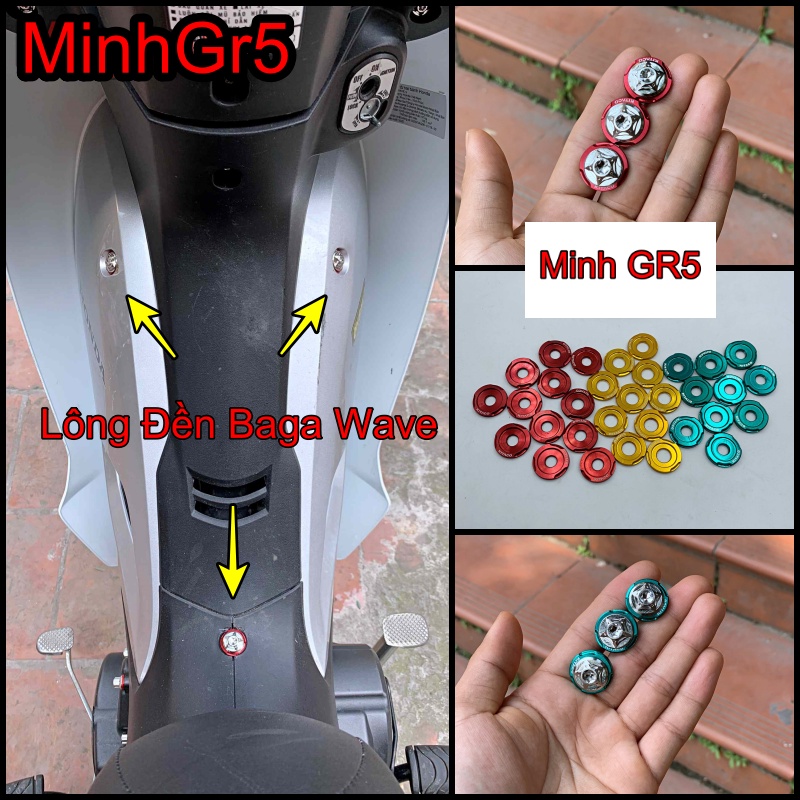 Full 11 ỐC Dàn Áo SALAYA+Lông Đền Wave 100,110,50cc