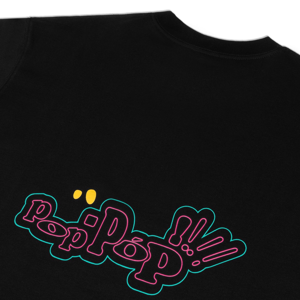 Áo Thun POPPOP BFF ALPHABET TEE BLACK