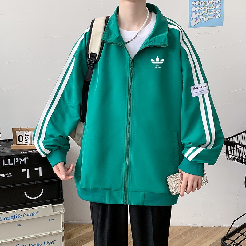 Áo Khoác Bóng Chày Cổ Đứng Dáng Rộng Thời Trang Xuân Thu Cho Nam Và Nữ Size M-4XL