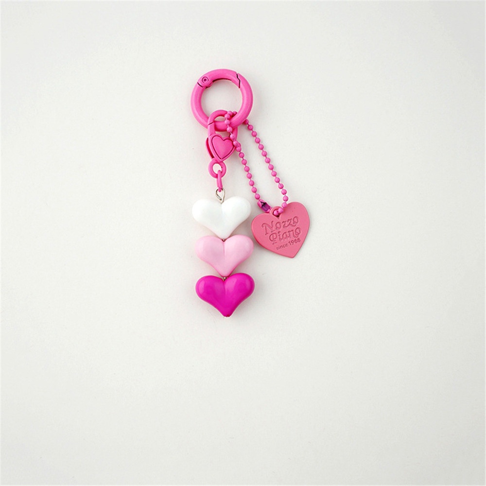 Móc Khóa Hình Trái Tim Bằng Nhựa Acrylic Cho Nữ