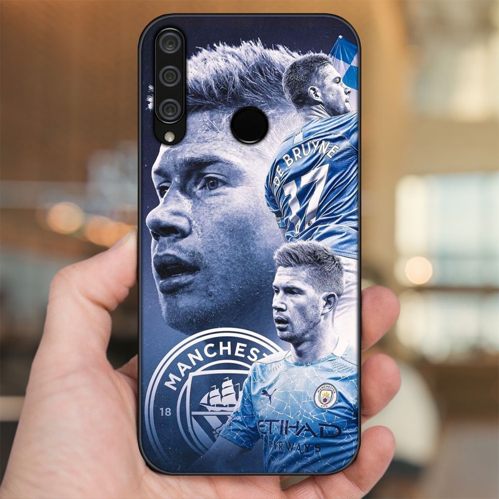 Ốp lưng Huawei Y6P viền đen in hình Kevin De Bruyne Manchester City MC
