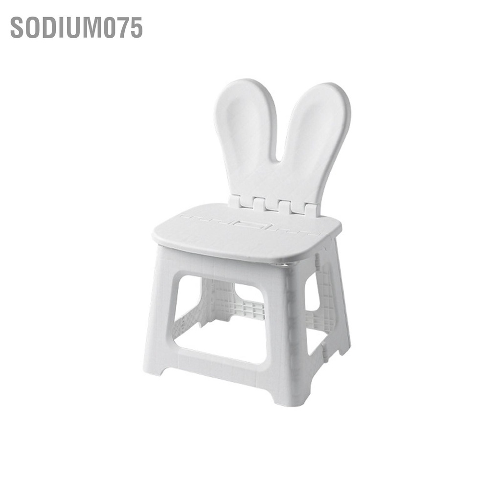 Có thể bán buôn Ghế Gấp Nhẹ Di Động Hoạt Hình Bước Màu Trắng Có Tay Cầm Cho Trẻ Em Sodium075 Hàng giao ngay