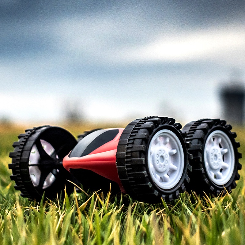 Đồ Chơi Mô Hình Xe Hơi Bốn Bánh Chống Sốc Chống Va Chạm Hai Mặt Cho Trẻ Em