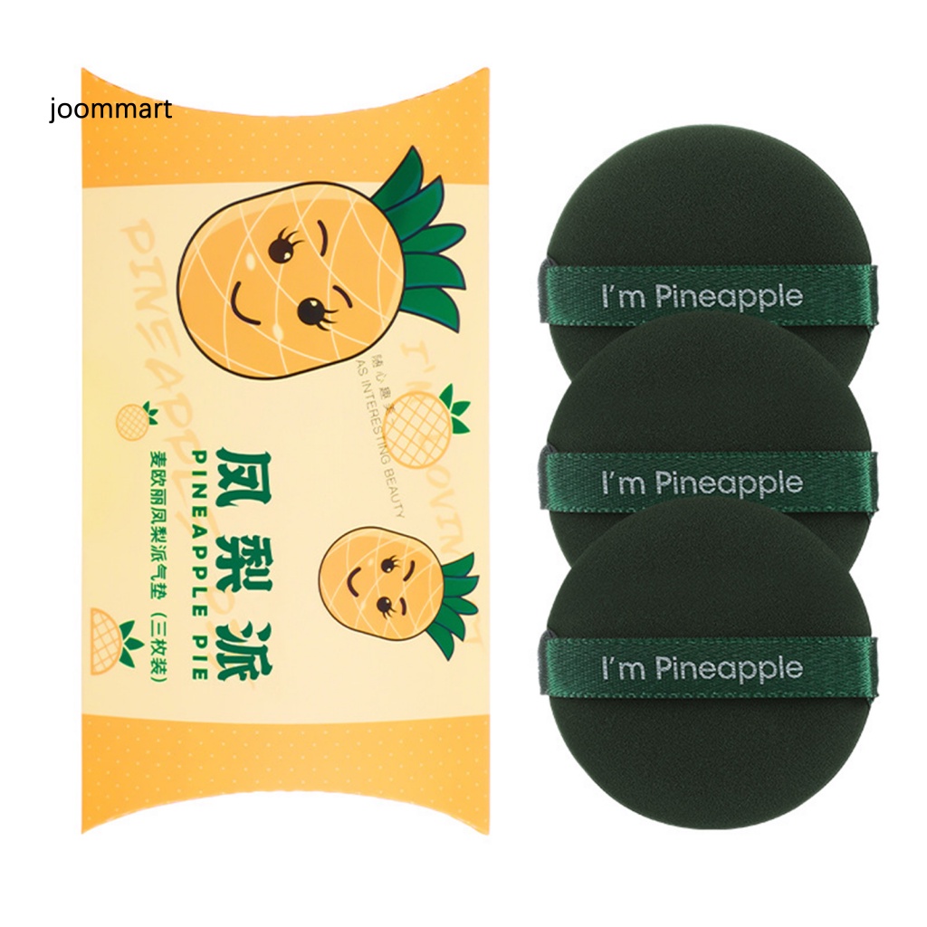 Set 3 Mút Trang Điểm Hình Tròn Có Thể Tái Sử Dụng Cho Nữ