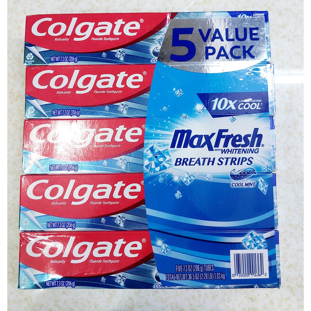 1 cây Kem Đánh Răng Colgate Max Fresh Toothpaste Cool Mint 10X