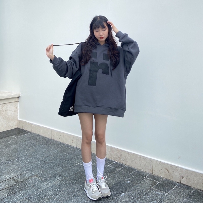 Áo Hoodie RI Chất Vải Nỉ Bông Form Rộng Unisex - Yowol.sg