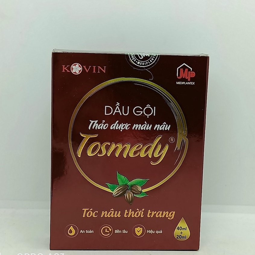 Dầu Gội Nhuộm Tóc Thảo Dược Tosmedy Tóc Đẹp Tự Nhiên, Bóng, Mượt