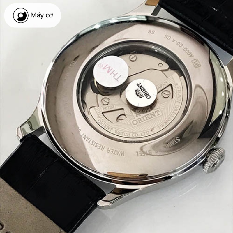 Đồng hồ nam Orient Watch FEV0V00 Wide Canlendel máy cơ Automatic chống xước dây da đeo tay chính hãng