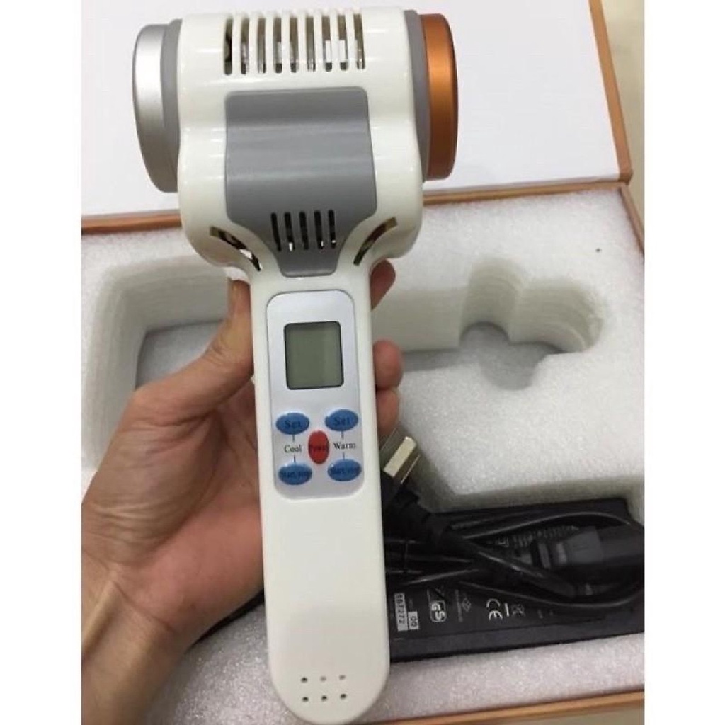 Búa Nóng Lạnh Vàng L1, Búa Nóng Lạnh 2 Đầu Cao Cấp Điện Di Tinh Chất Cho SPA TMV [ Bảo Hành 12 Tháng ]