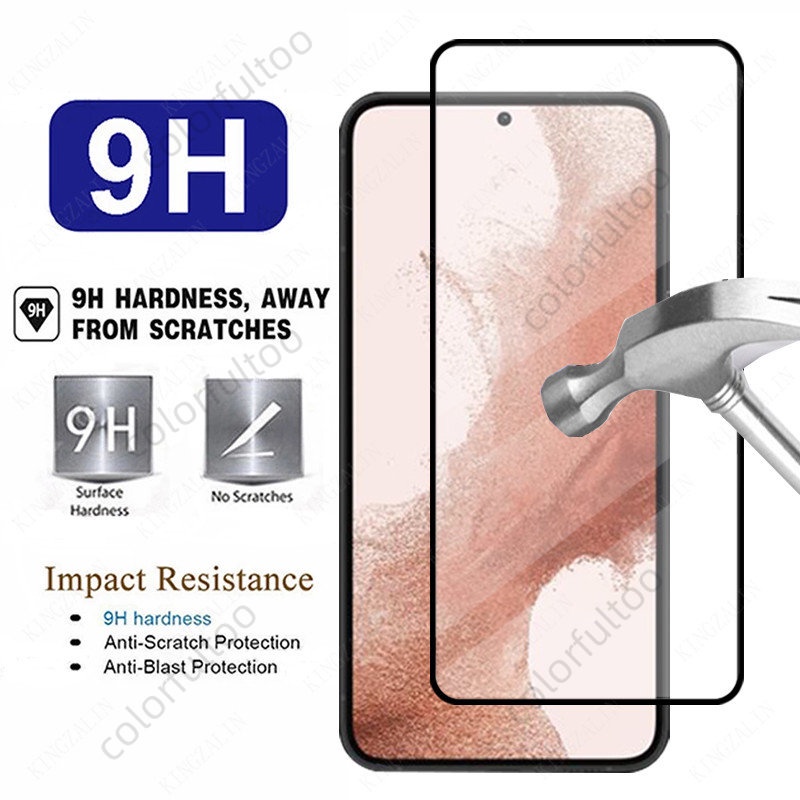 Kính Cường Lực 9H 2 Trong 1 Bảo Vệ Toàn Màn Hình Cho Samsung Galaxy S23 S22 S21 Ultra Plus S23Ultra S23 + S22 + S21 + 5G