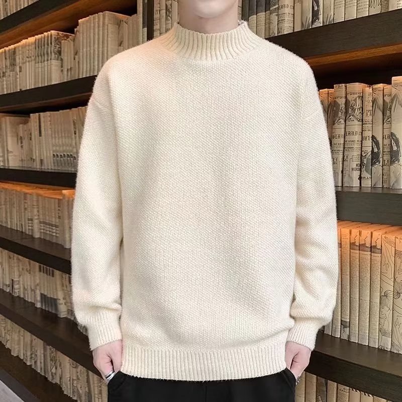 Áo sweater Dệt Kim Cổ Lọ Thời Trang Cho Nam