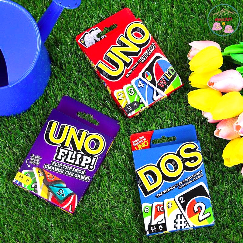 Bộ thẻ bài UNO WILD Flip Dos Naruto Mario Minicraft Harry potter Skipbo MSP57091